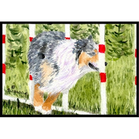 Carolines Treasures Australian Shepherd Indoor Outdoor Mat - 18 x 27 in. SS8885MAT